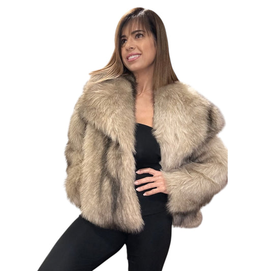 ABRIGO PELO TROMSO CAMEL