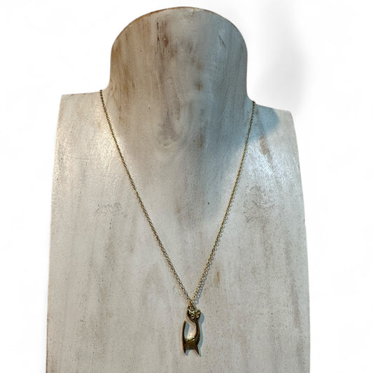 COLLAR ACERO GATITO LINDO